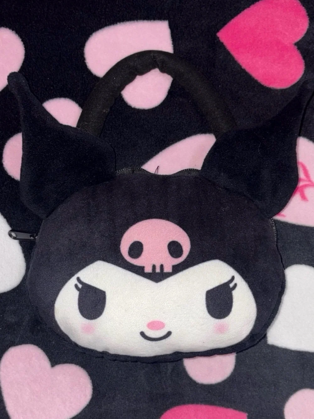 Sanrio kuromi plush purse